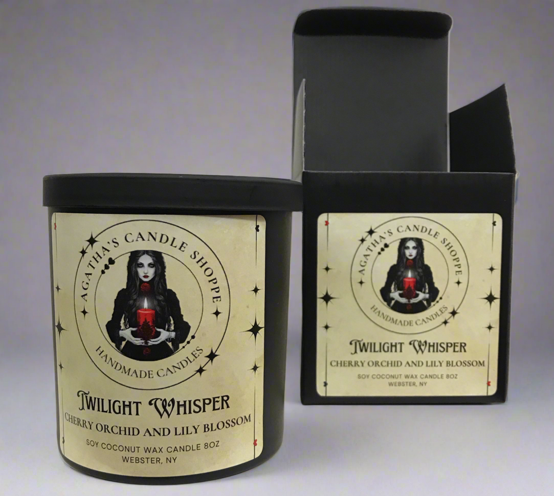 Twilight Whisper Natural Blended Soy Candle, package